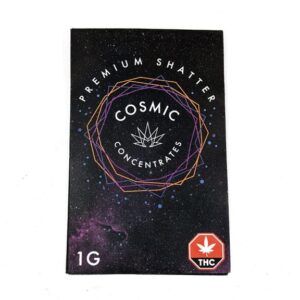 Cosmic Concentrates Premium Shatter 1g – Alien OG