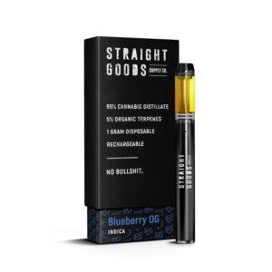 Straight Goods Supply Co Disposable Vape Pen – Blueberry OG