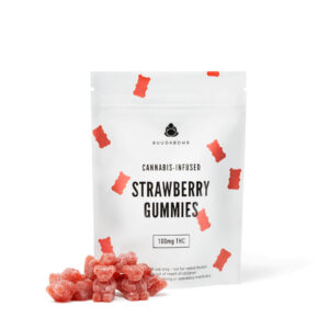 Buudabomb 100MG THC – Strawberry Gummies