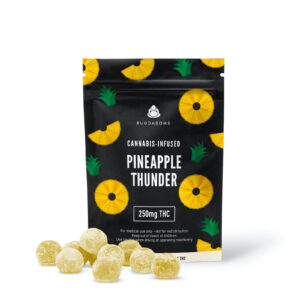 Buudabomb 250MG THC – Pineapple Thunder Gummies