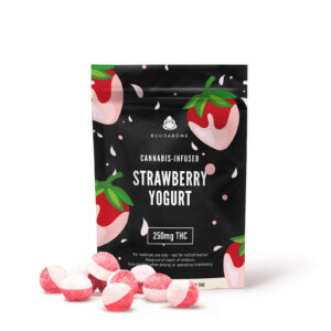Buudabomb 250MG THC – Strawberry Yogurt Gummies