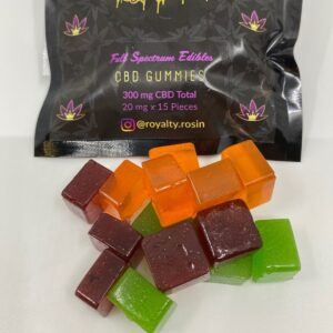 Royalty Rosin  CBD GUMMIES – Multi Flavor 300MG CBD